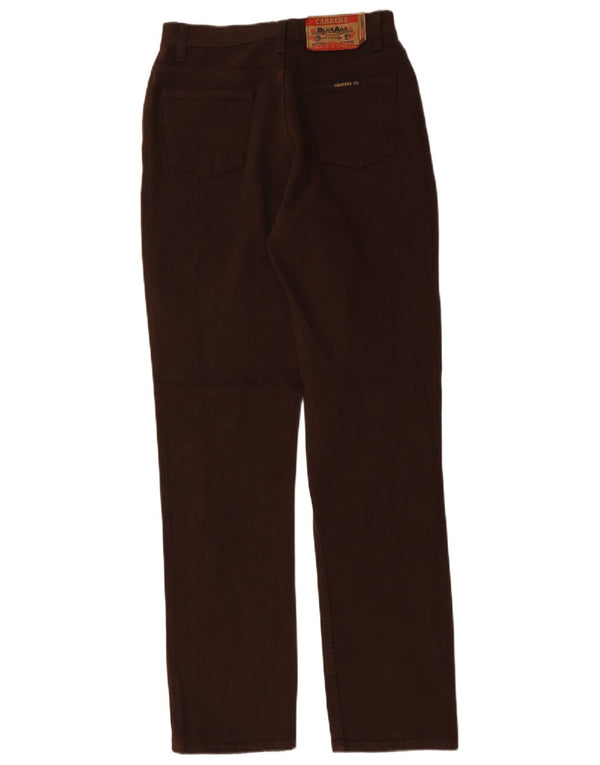 Carrera Herren-Jeans mit hoher Taille und geradem Schnitt, Größe 46, Größe S, W31, L30, Braun, Baumwolle