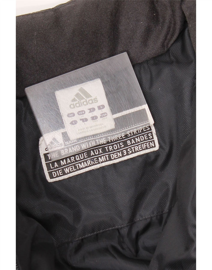Adidas Herren Wattierte Jacke UK 40 Large Marineblau Polyester