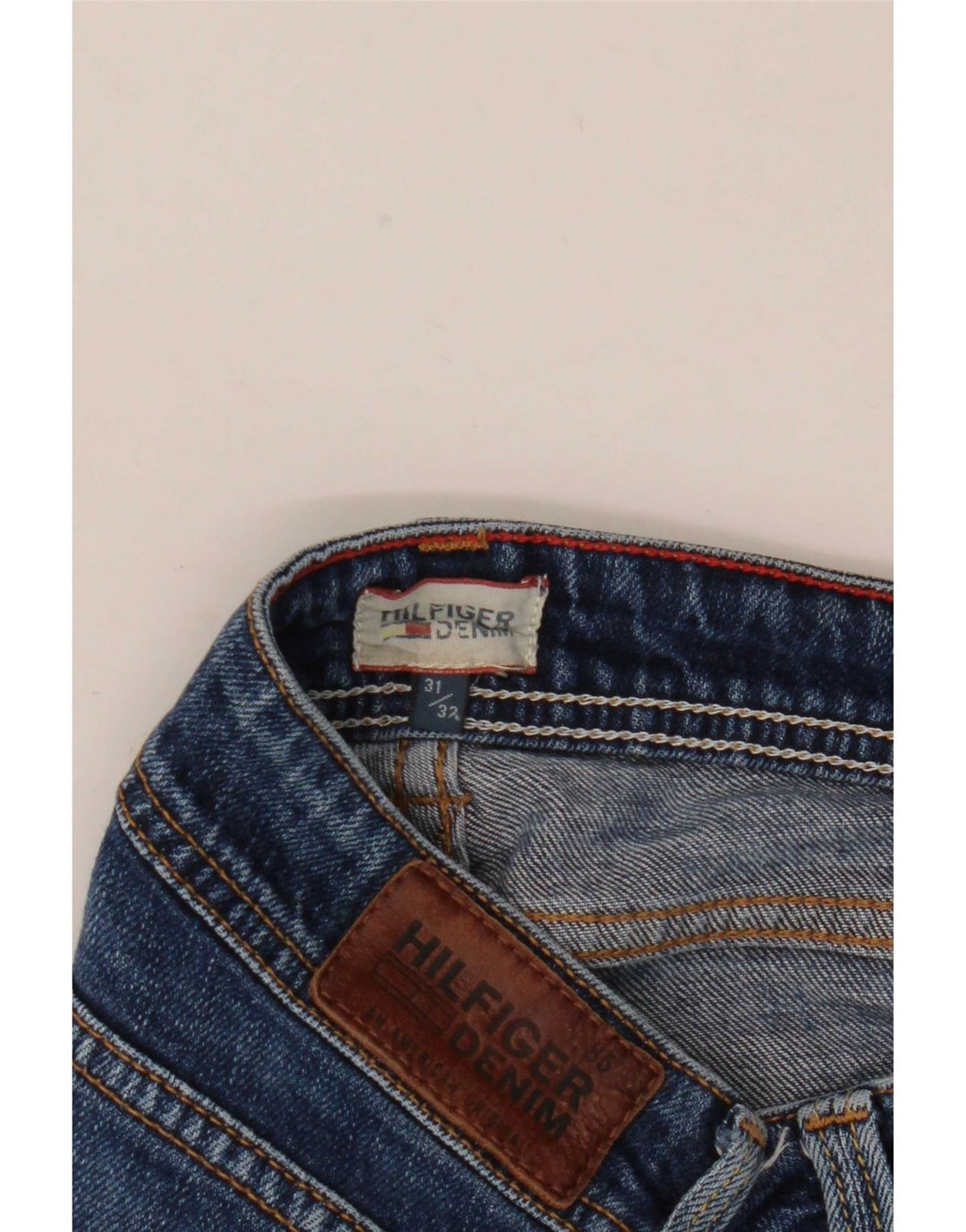 Tommy Hilfiger Damen Slim Jeans W31 L32 Blaue Baumwolle