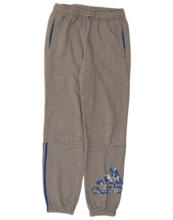 Adidas Jungen Grafik-Trainingshose, Jogginghose, 13–14 Jahre, grau gefleckt