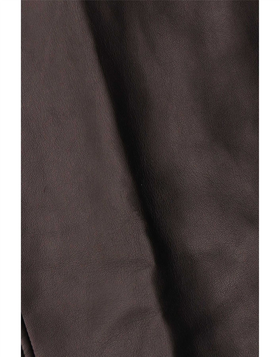 Vintage Damen Lederweste UK 10 Small Schwarz