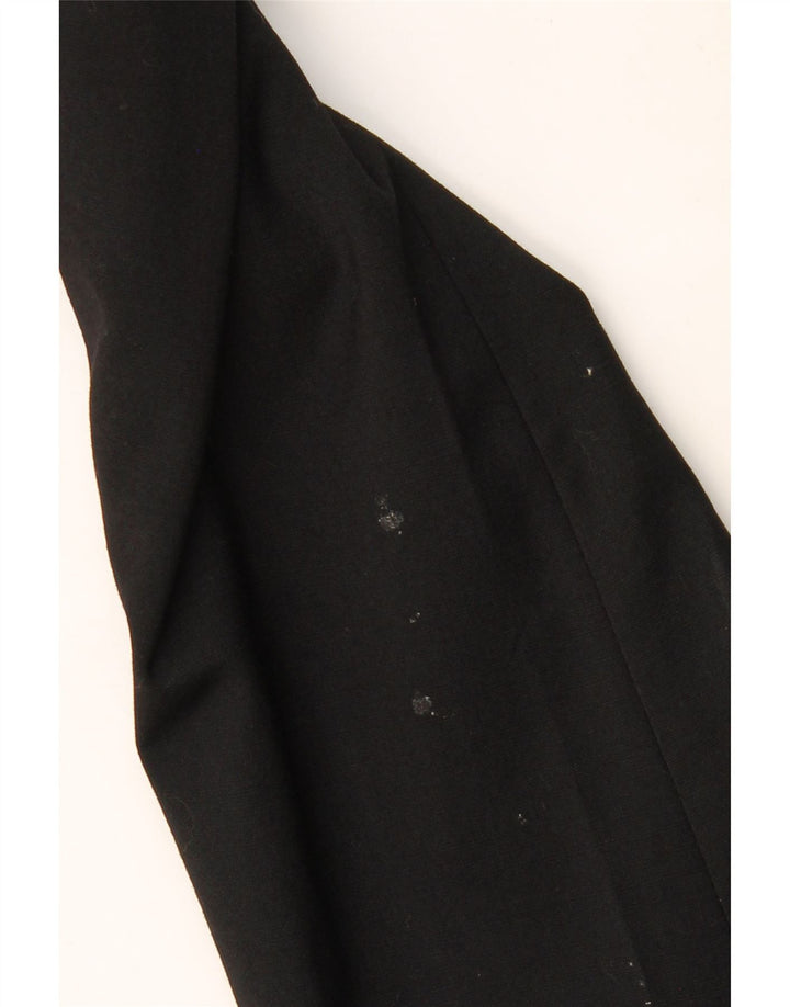 Dolce & Gabbana Herren Slim 2-Knopf-Blazerjacke IT 54 2XL Schwarze Wolle