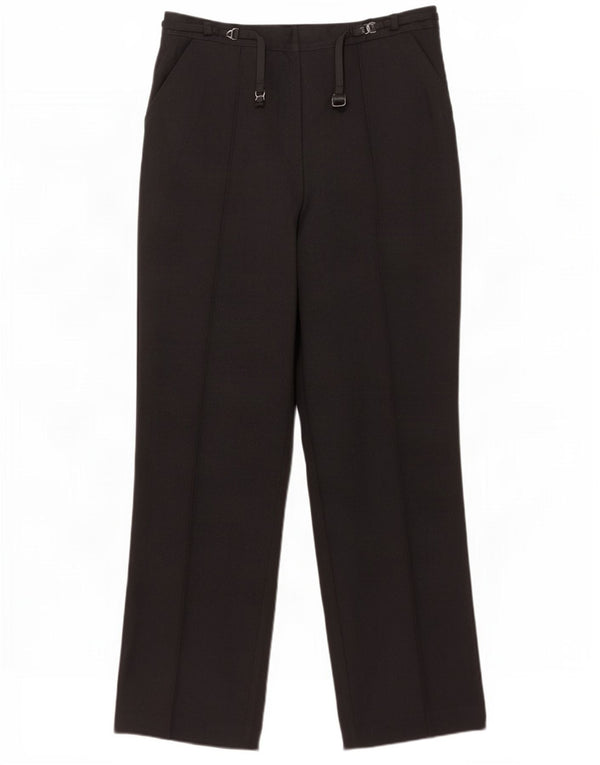 Marks & Spencer Damen Gerade Freizeithose UK 12 Medium W31 L28 Schwarz