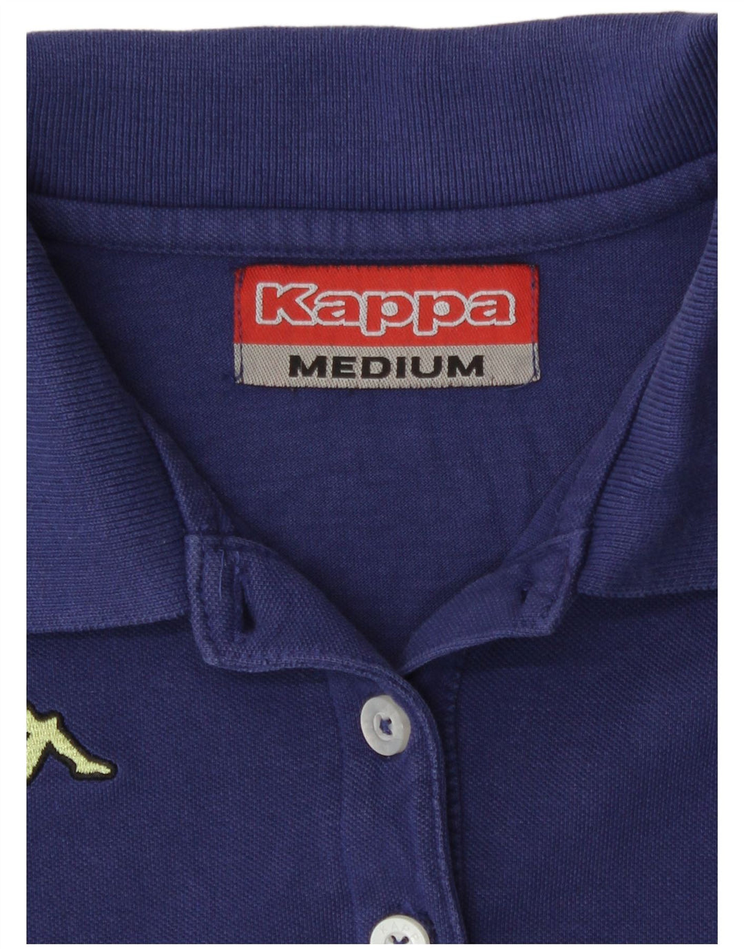 Kappa Damen Ärmelloses Poloshirt UK 12 Medium Marineblau