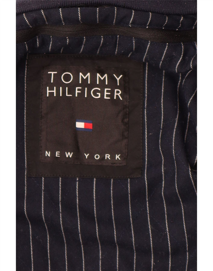 Tommy Hilfiger Herren Utility-Jacke UK 38 Mittelschwarzes Nylon