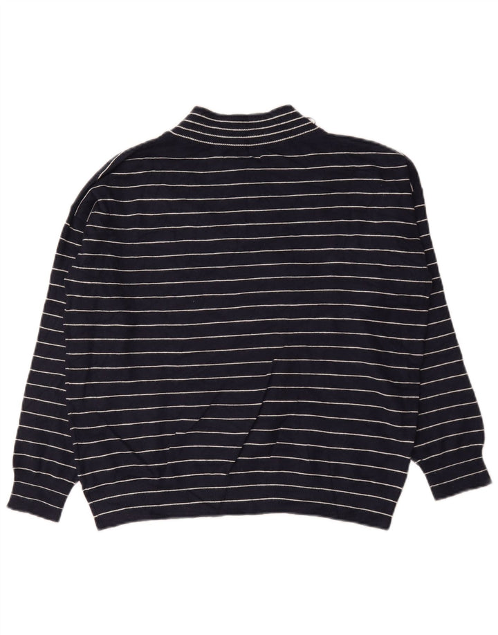 Marks & Spencer Damen-Pullover mit V-Ausschnitt, Gr. 10, Marineblau