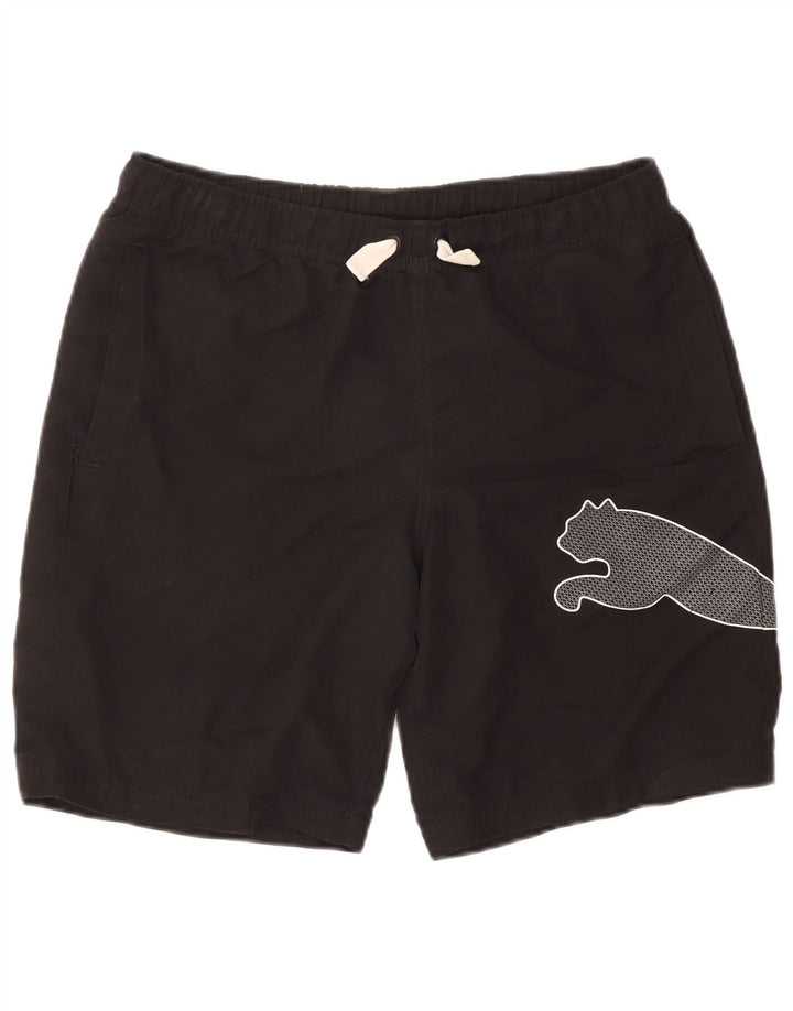 Puma Herren Graphic Sport Shorts Medium Schwarz