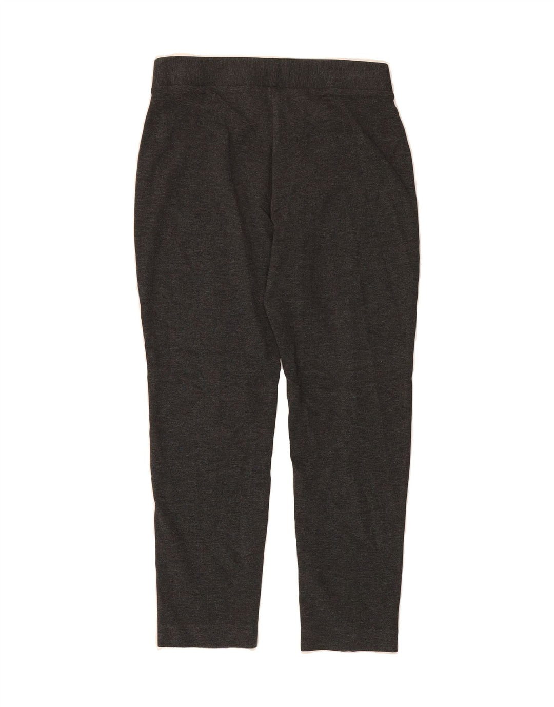 MARKS & SPENCER Womens Crop Tracksuit Trousers UK 10 Small  Grey Viscose Vintage Marks & Spencer and Second-Hand Marks & Spencer from Messina Hembry 