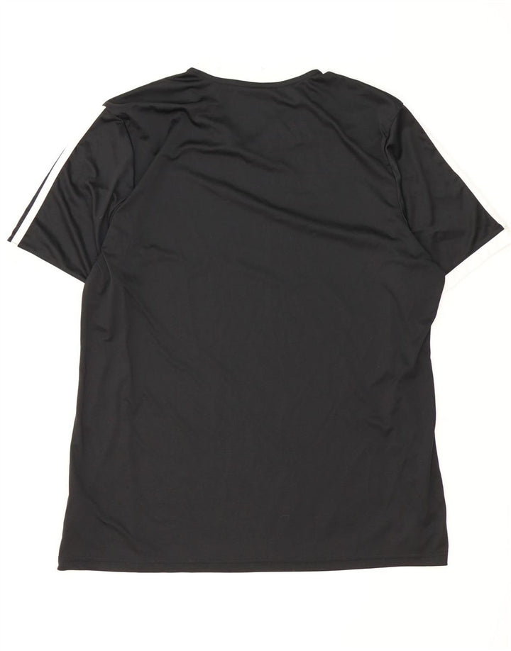 Adidas Herren Climalite T-Shirt Top XL Schwarz Polyester