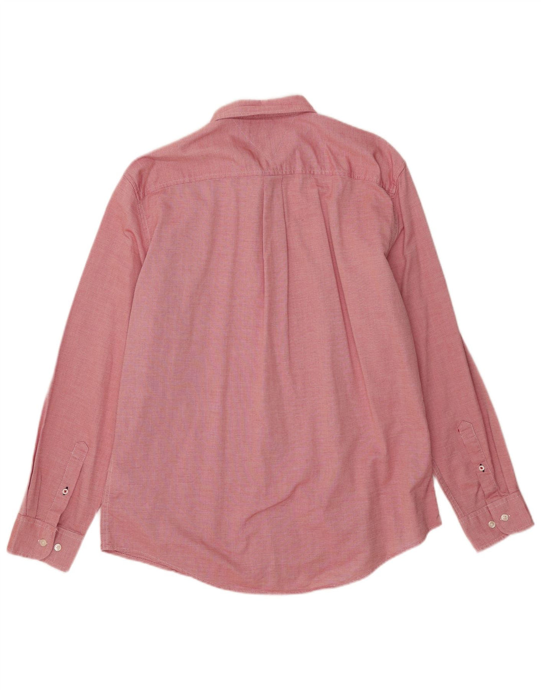 Tommy Hilfiger Herrenhemd XL, rote Baumwolle
