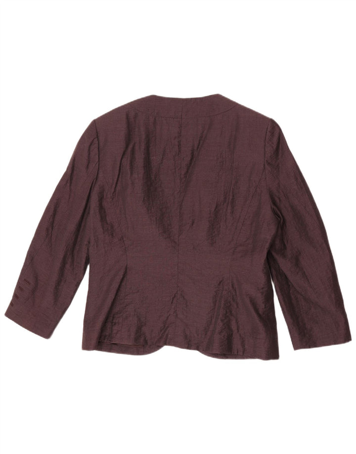 Fenn Wright Manson Damen-Blazerjacke mit 3/4-Ärmeln, UK 16, Größe L, Lila