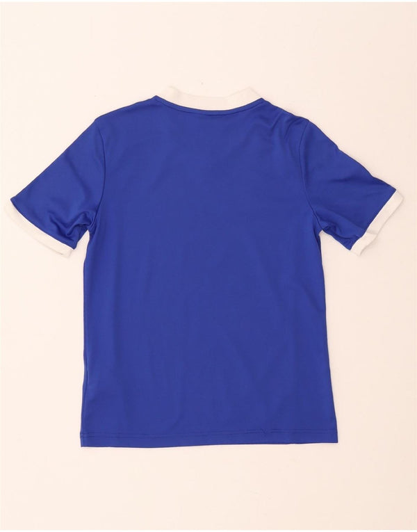 ADIDAS Climalite T-Shirt für Jungen, 11–12 Jahre, groß, blau, Polyester