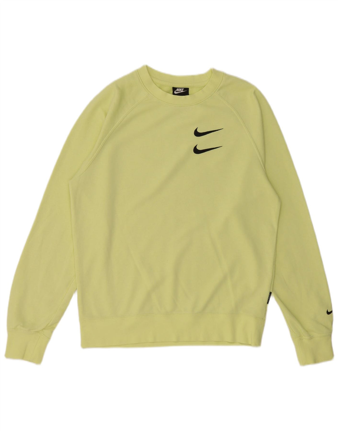 Nike Herren-Sweatshirt mit Grafik, Größe S, Gelb, Baumwolle