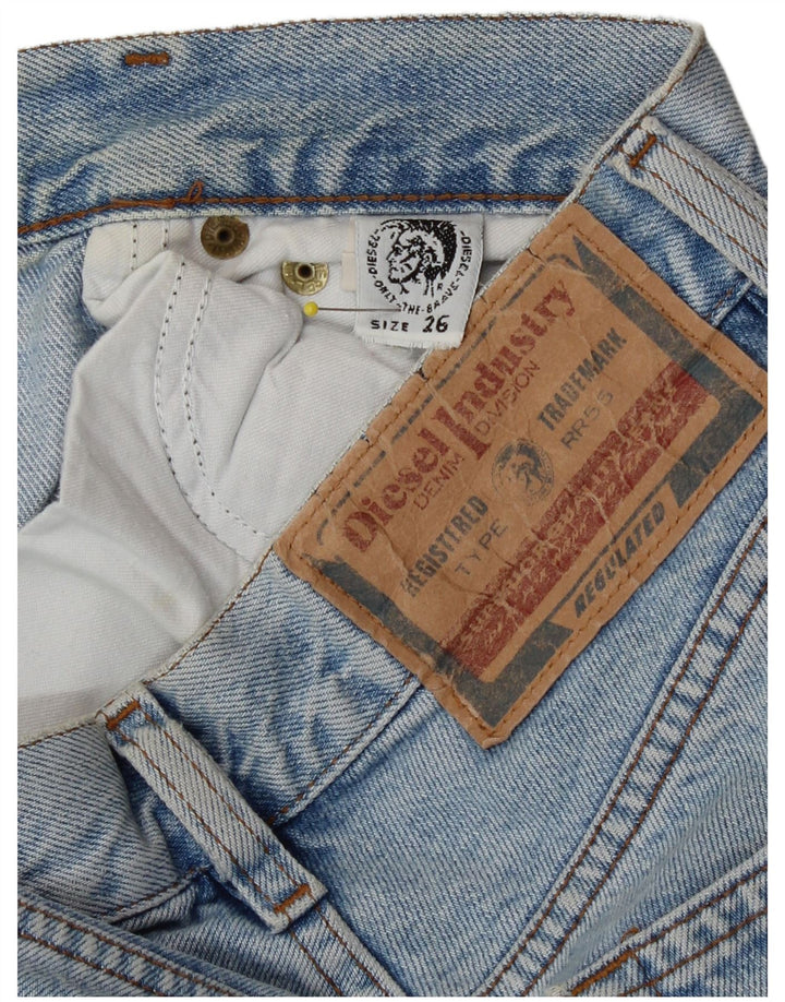 Diesel Damen Straight Jeans W26 L31 Blau