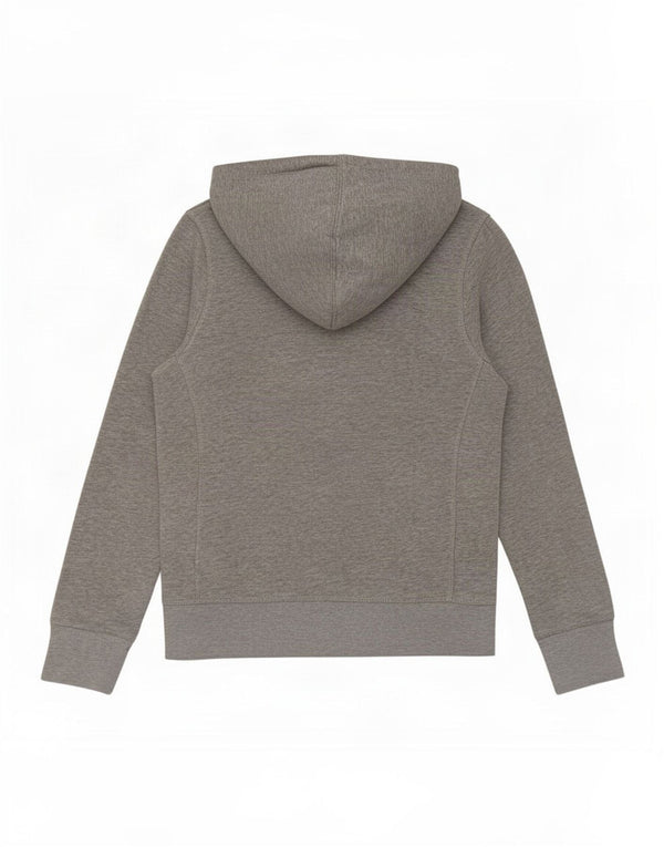 Nike Mädchen-Kapuzenpullover mit Grafik, 10–11 Jahre, mittelgraue Baumwolle