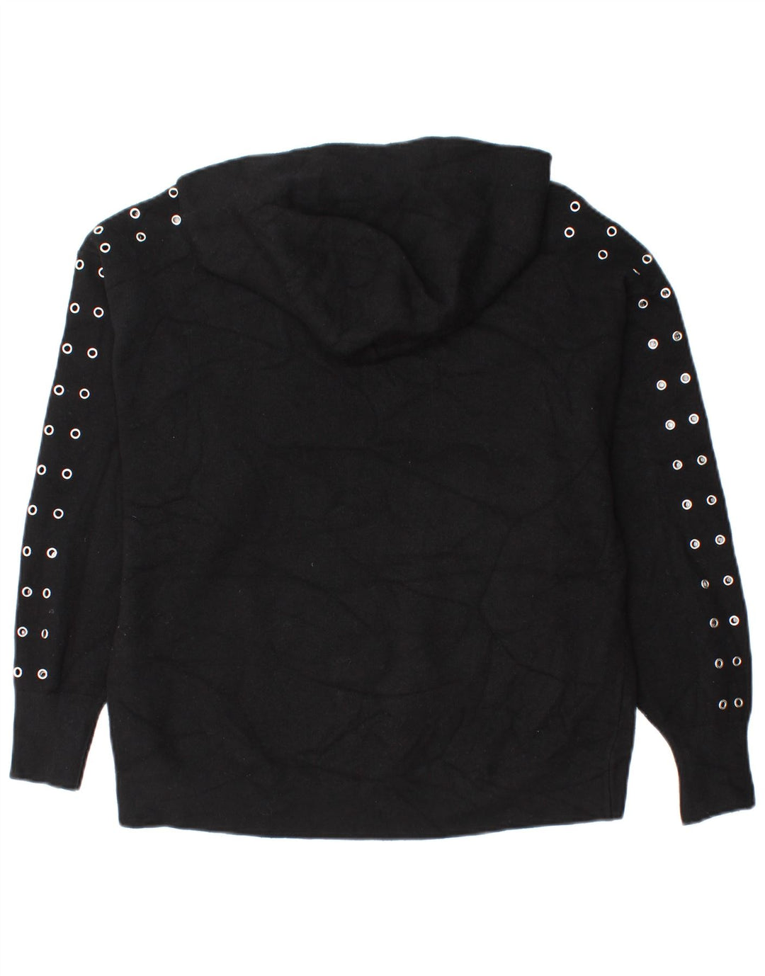 Zara Damen-Pullover, übergroß, Gr. 10, Größe S, schwarze Viskose