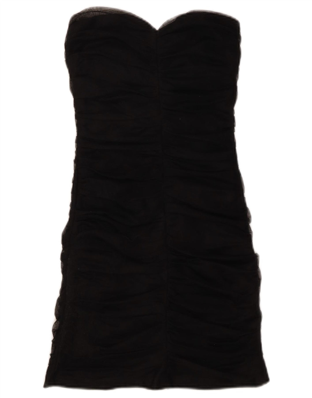 Trägerloses, figurbetontes Damenkleid von ZARA, Größe S, Schwarz