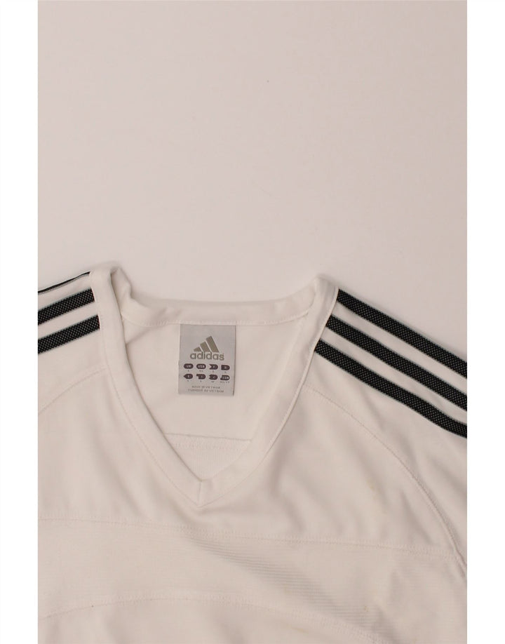 ADIDAS Mens Climacool T-Shirt Top Small White Polyester Vintage Adidas and Second-Hand Adidas from Messina Hembry 