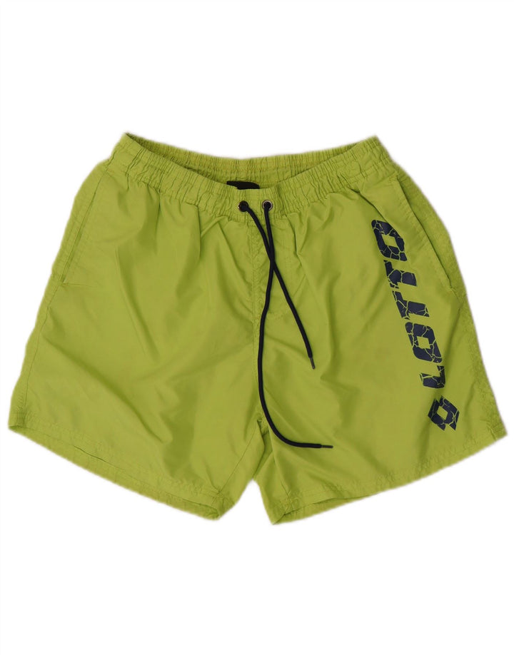 Lotto Badeshorts für Jungen mit Grafik, 13–14 Jahre, groß, grünes Polyester