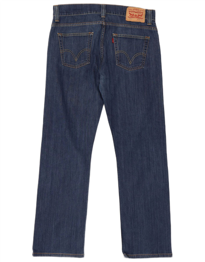 Levi's Herren 506 Straight Jeans W34 L34 Blaue Baumwolle