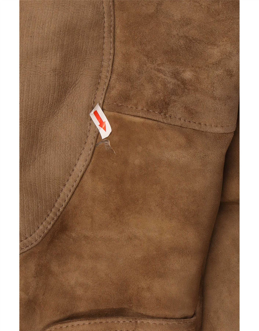 Vintage Herren Shearling Jacke IT 52 XL Beige