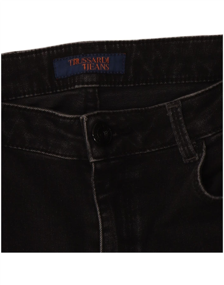 Trussardi Damen Skinny Jeans W28 L30 Grau