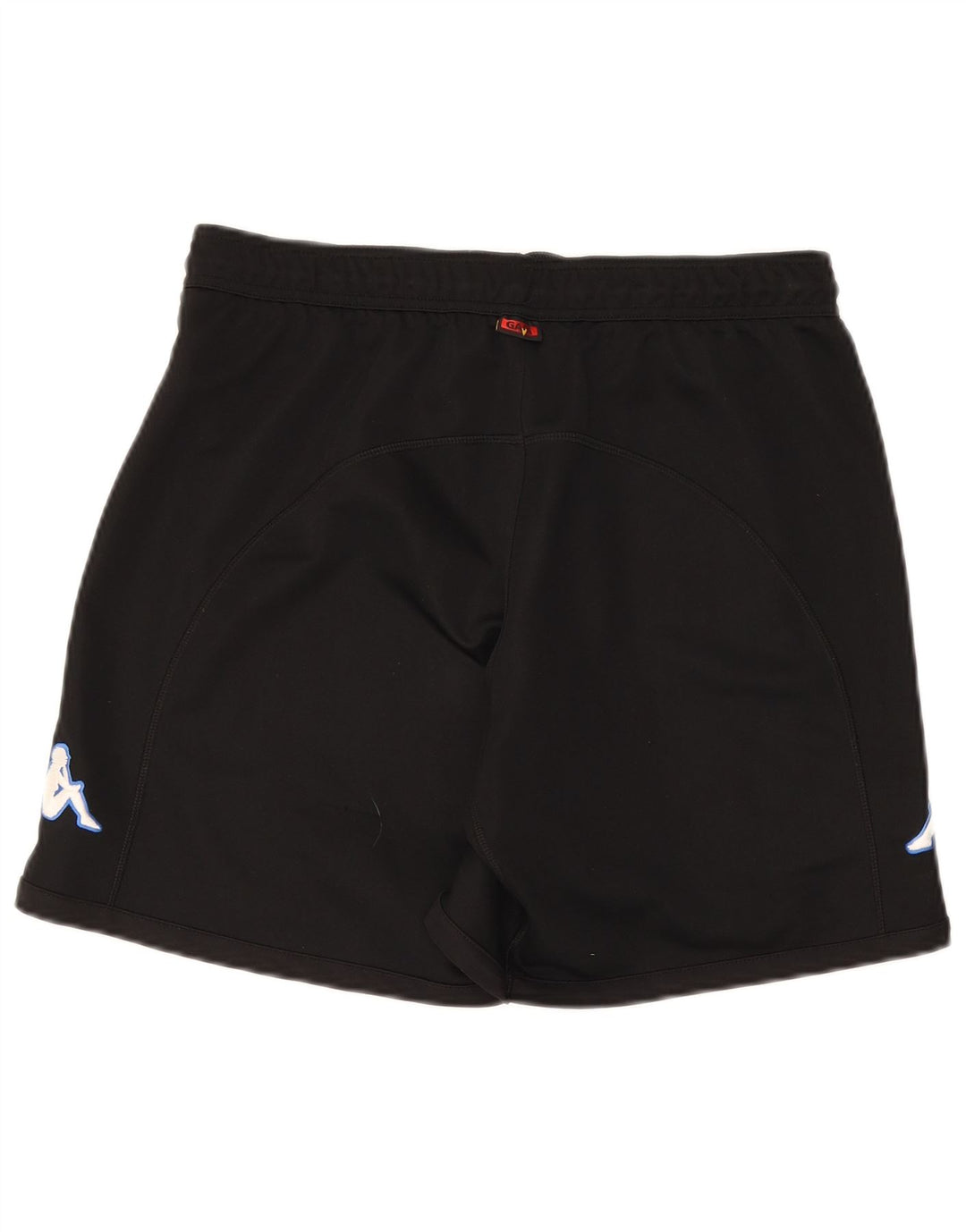 Kappa Herren Graphic Sport Shorts Mittelschwarzes Polyester