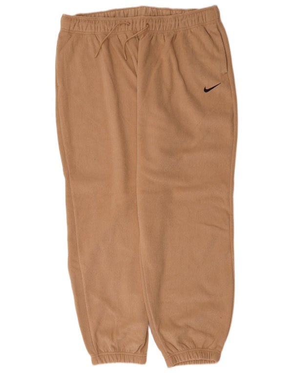 Nike Herren-Trainingshose aus Velours, Jogginghose, XL, Beige, Polyester