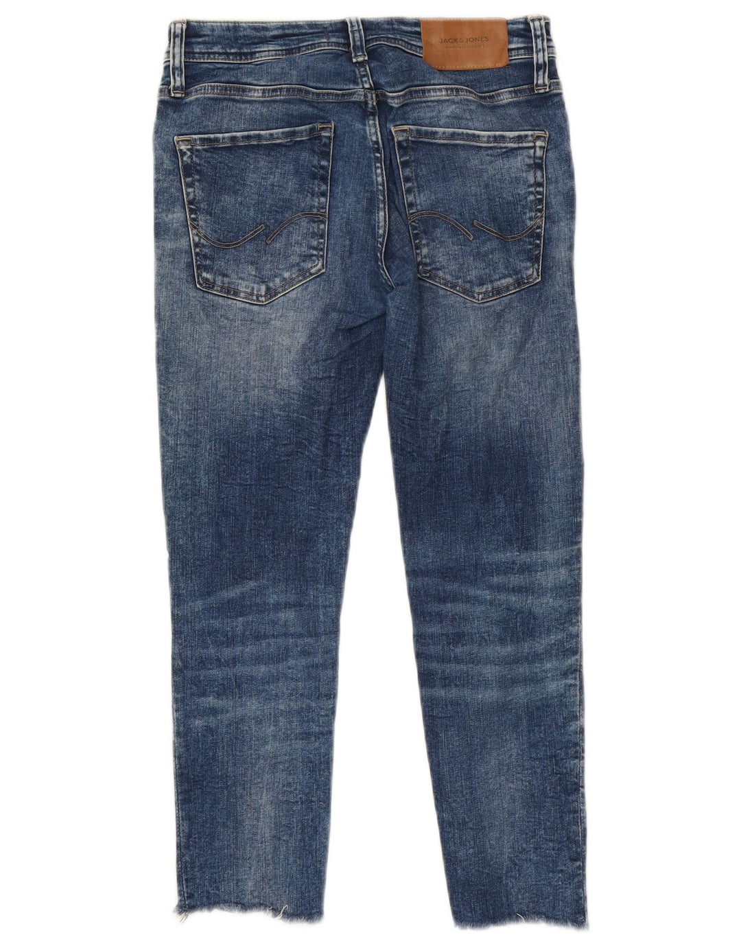 Jack & Jones Damen Slim Jeans W28 L23 Blaue Baumwolle