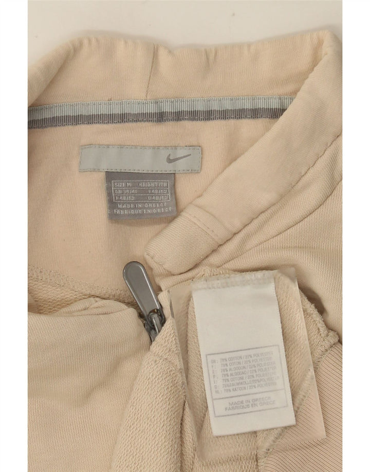 NIKE Herren-Trainingsanzug-Topjacke, UK 39/41, mittelbeige Baumwolle
