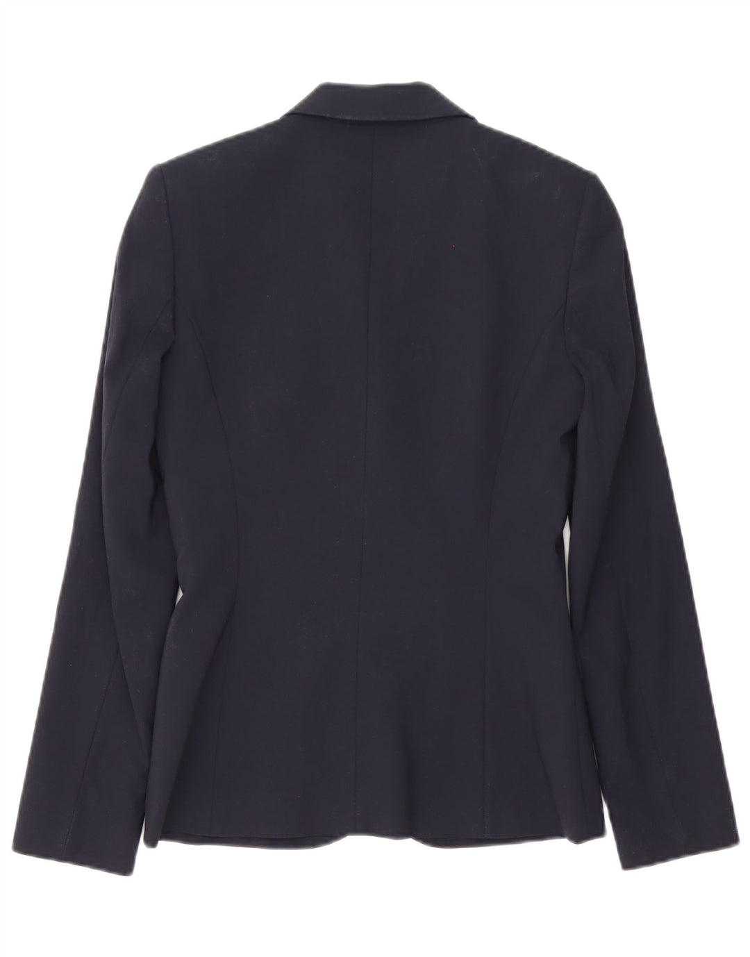 Hugo Boss Damen 2-Knopf-Blazerjacke UK 6 XS Marineblaue Schurwolle
