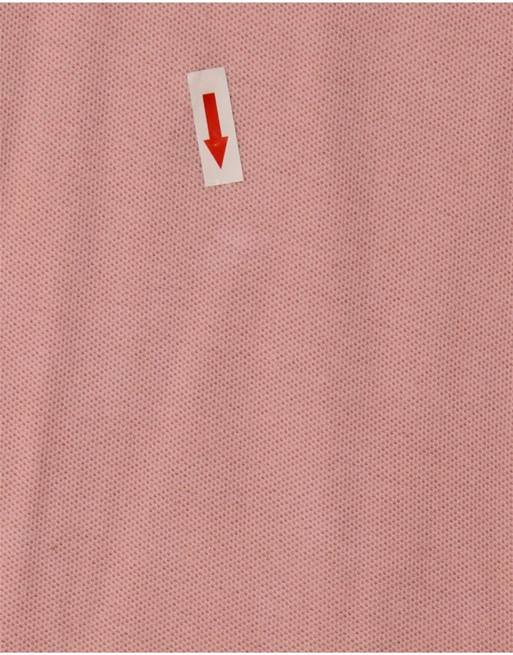 Timberland Herren Poloshirt XL Rosa Baumwolle