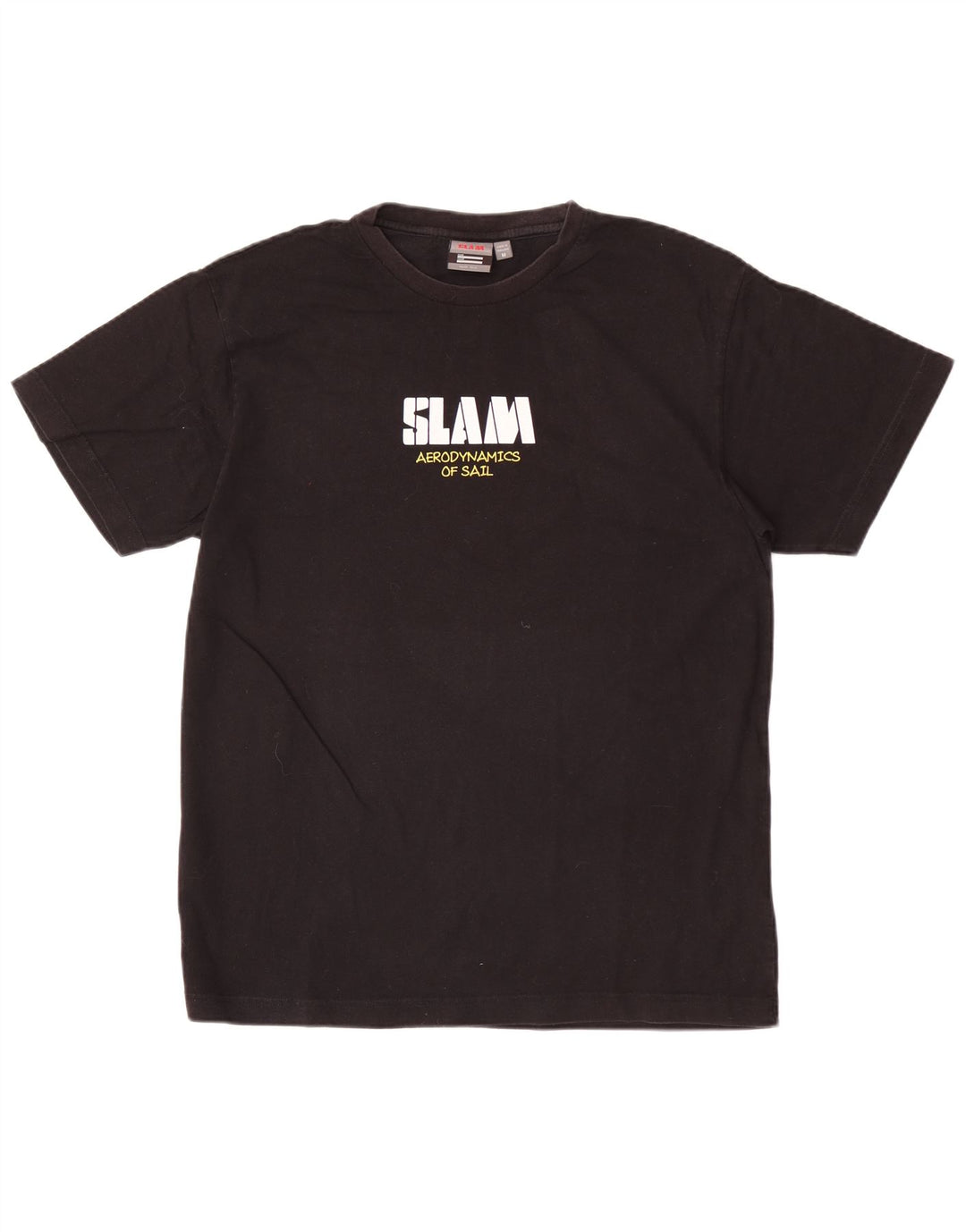 Slam Herren-T-Shirt mit Grafik, mittelschwarz, Baumwolle