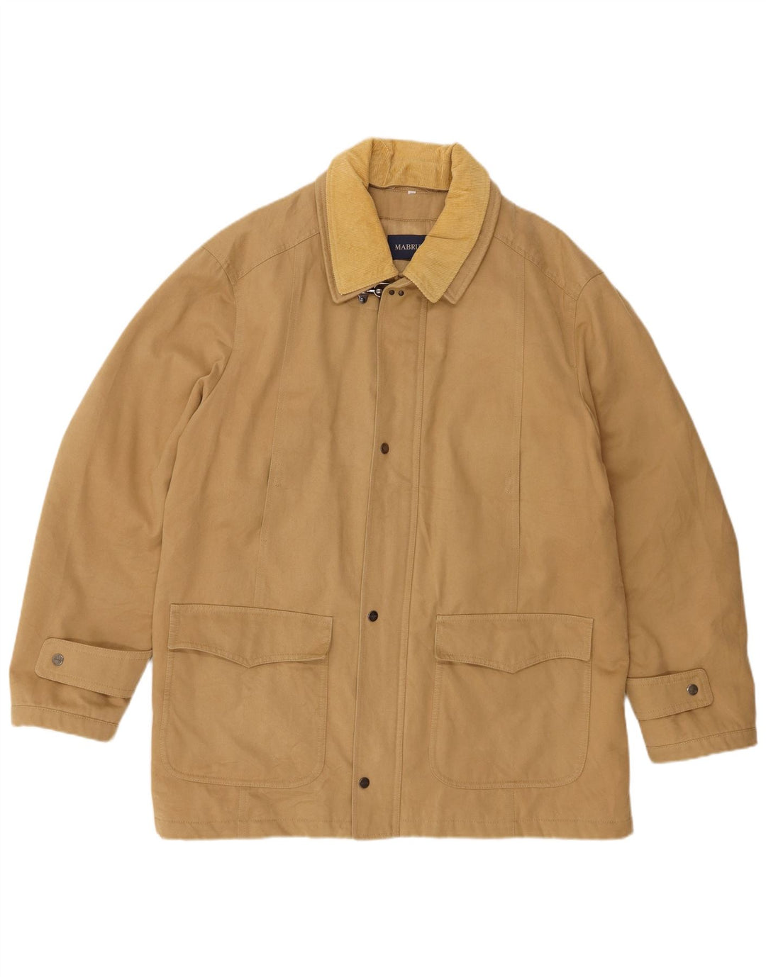 Mabrun Herren Windjacke IT 52 XL Beige Baumwolle