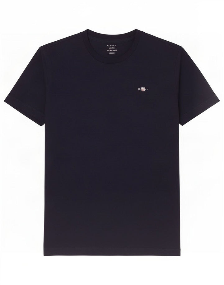 Gant T-Shirt-Oberteil für Jungen, 13–14 Jahre, marineblaue Baumwolle