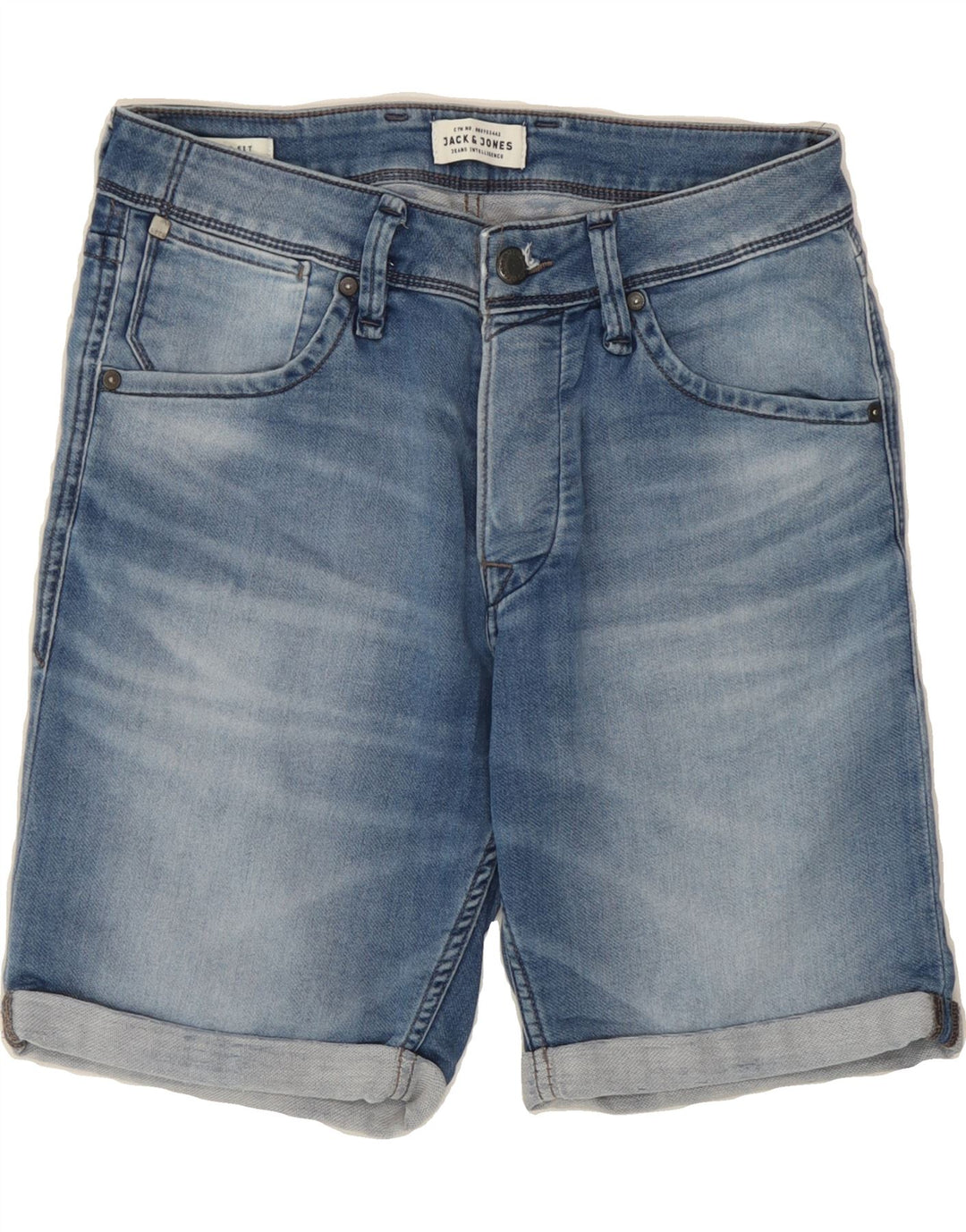 JACK & JONES Mens Denim Shorts Small W29 Blue Cotton Vintage Jack & Jones and Second-Hand Jack & Jones from Messina Hembry 