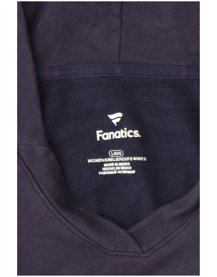 FANATICS Damen Chicago Bears Graphic Hoodie Pullover UK 16 Large Marineblau