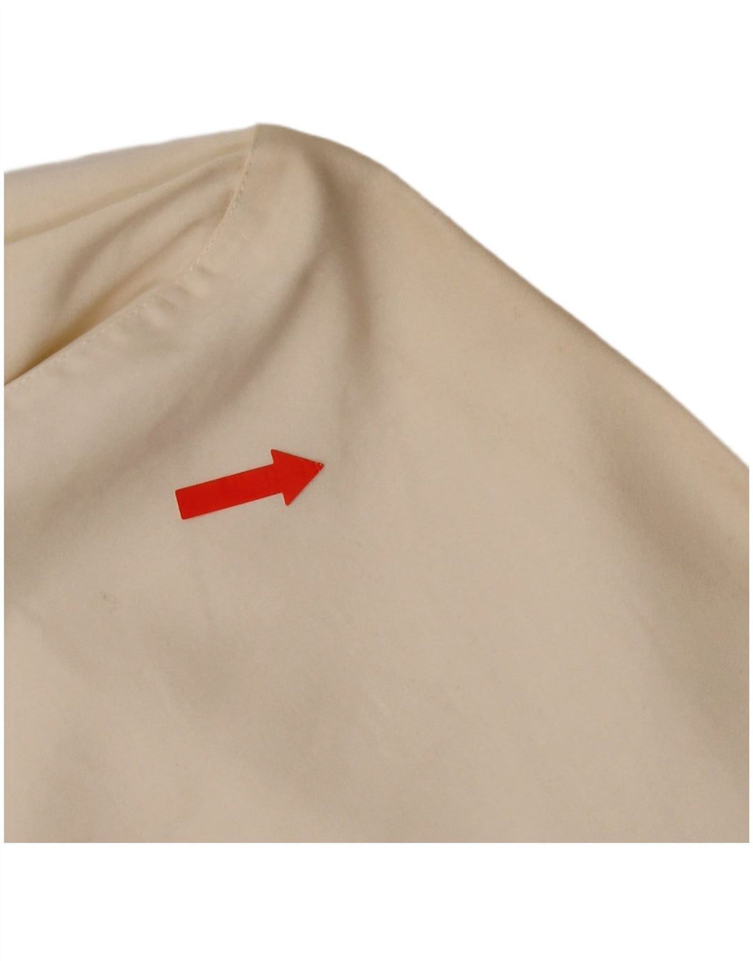 Trussardi Damenhemd UK 10 Small Beige Baumwolle