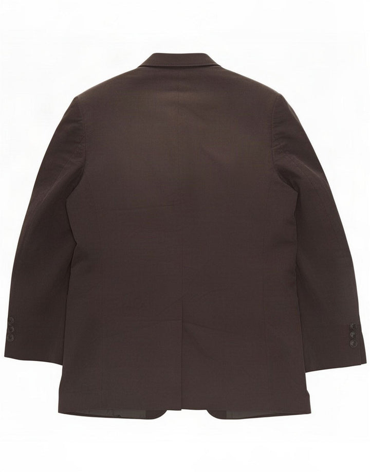 Marks & Spencer Herren 2-Knopf-Blazerjacke UK 42 XL Graues Polyester
