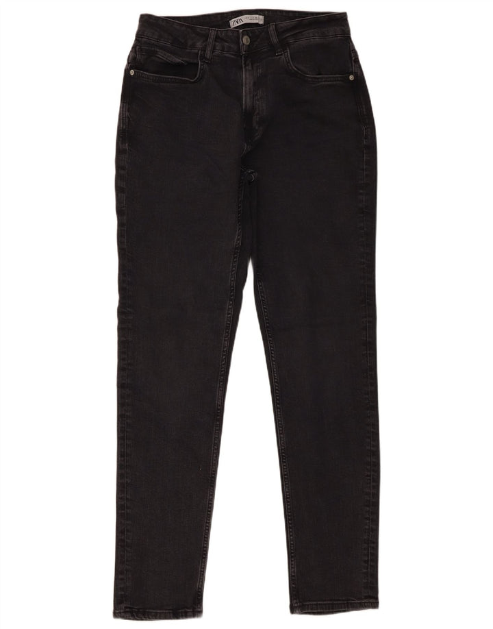Zara Herren Slim Jeans EU 40 Medium W31 L31 Schwarze Baumwolle