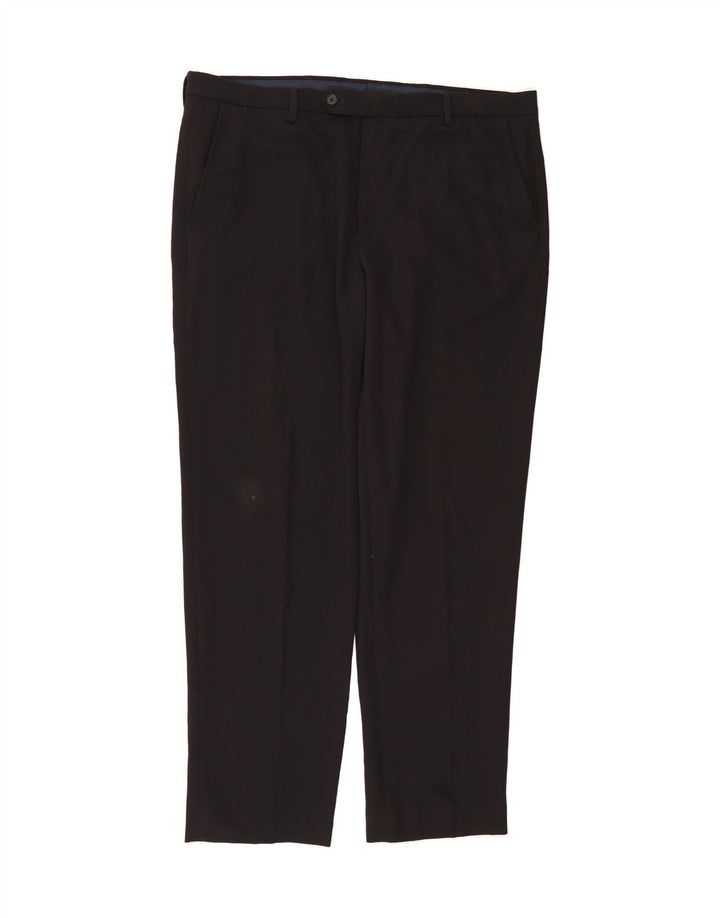NAUTICA Mens Straight Suit Trousers W38 L29 Black Polyester Vintage Nautica and Second-Hand Nautica from Messina Hembry 