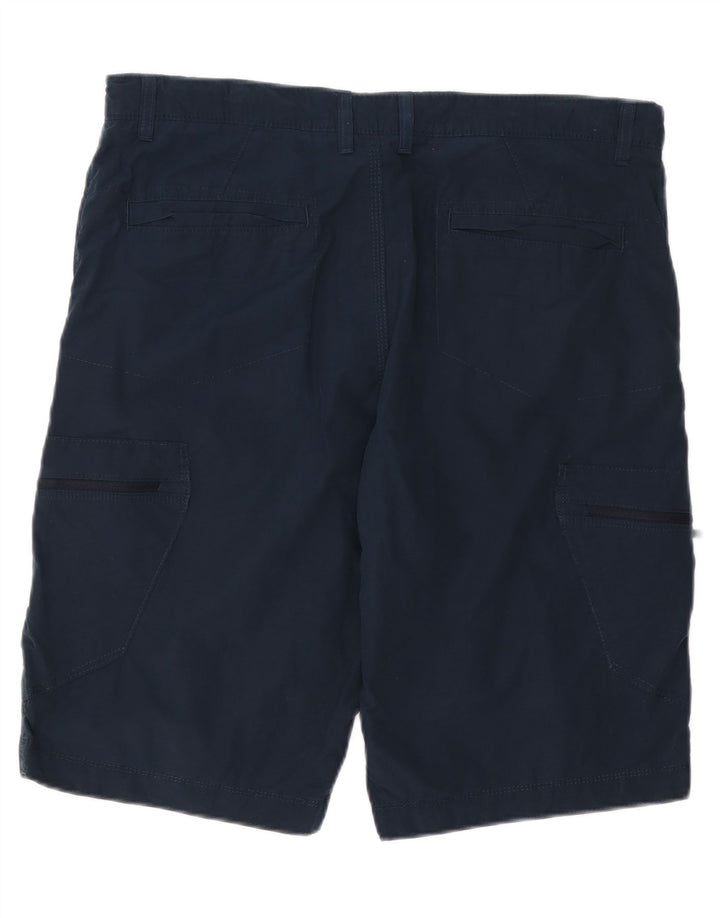 MARKS & SPENCER Herren-Cargoshorts W36, groß, marineblaues Polyester