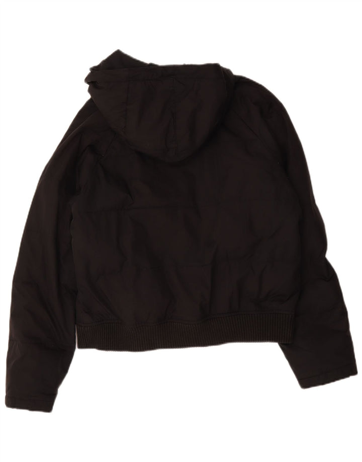 Gap Wattierte Damenjacke mit Kapuze, UK 16, Größe L, Schwarz