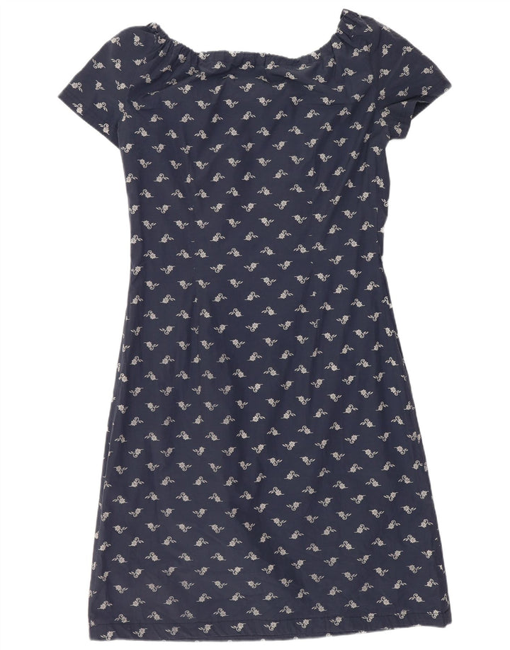 Schulterfreies Damenkleid von Superga, Größe S, Marineblau