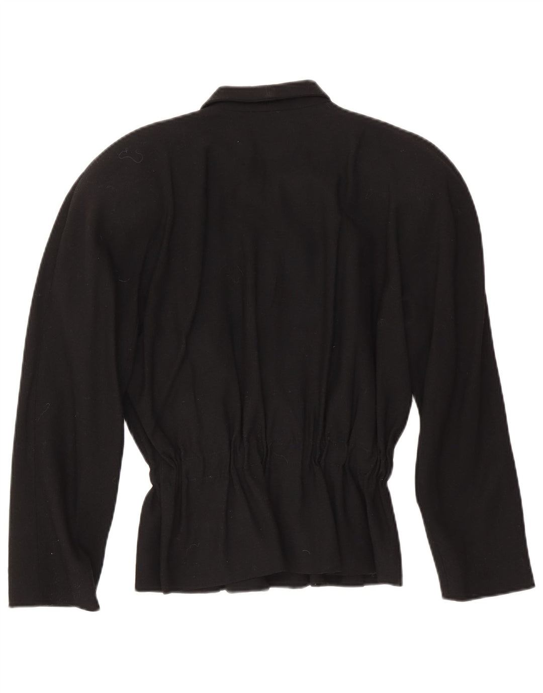 Erreuno Damen Blazer Jacke EU 40 Mittelschwarze Wolle