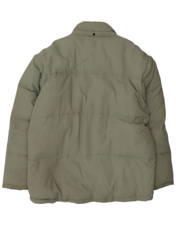 The North Face Herren Wattierte Jacke UK 44 2XL Grün Polyamid