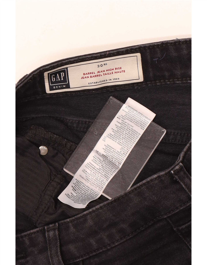 Gap Damen High Rise Tapered Jeans W30 L26 Graues Polyester