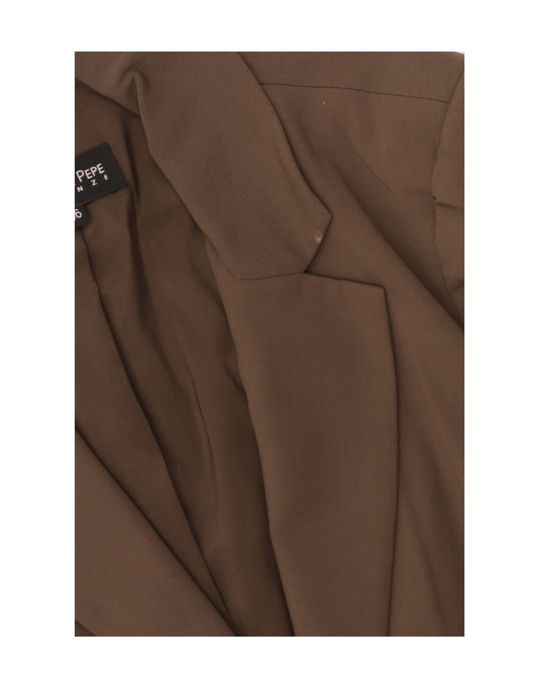 PATRIZIA PEPE Damen 2-Knopf-Blazerjacke IT 46 Große braune Schurwolle