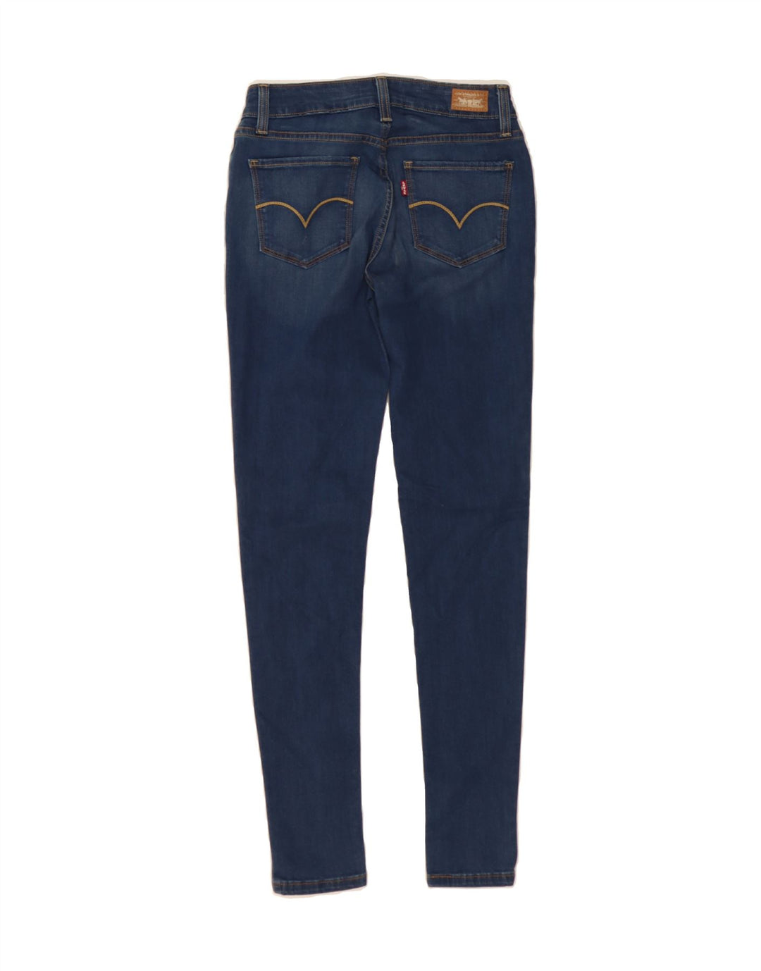 LEVI'S Womens Skinny Jeans W27 L30 Blue Cotton Vintage Levi's and Second-Hand Levi's from Messina Hembry 