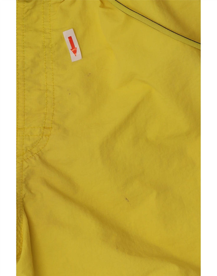 Adidas Herren-Badeshorts, groß, gelbes Nylon